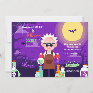 Halloween Cocktail Party Invitations