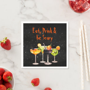 Halloween Cocktail Party Napkin