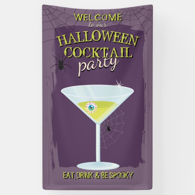 Halloween Cocktails Banner (Vertical)