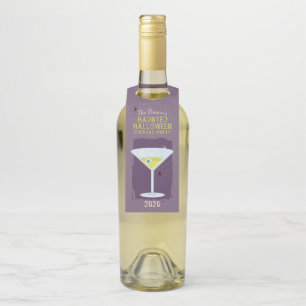 Halloween Cocktails Bottle Tag