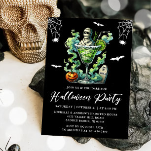 Halloween Cocktails Party Invitation