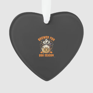 Halloween Coffee Boo Season Ornament