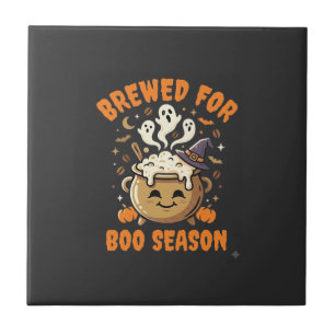 Halloween Coffee Boo Season Tile