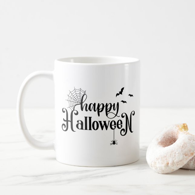 Halloween Coffee Mug (With Donut)