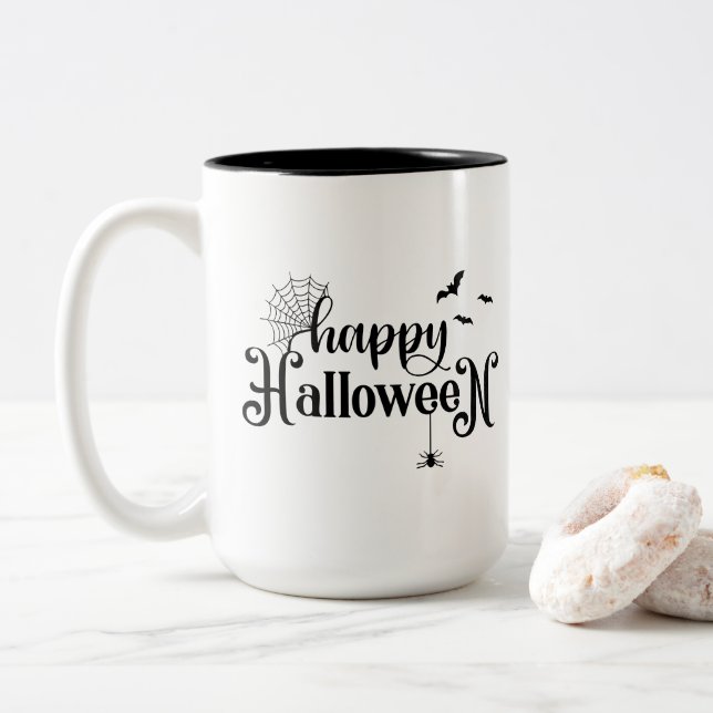 Halloween Coffee Mug (With Donut)