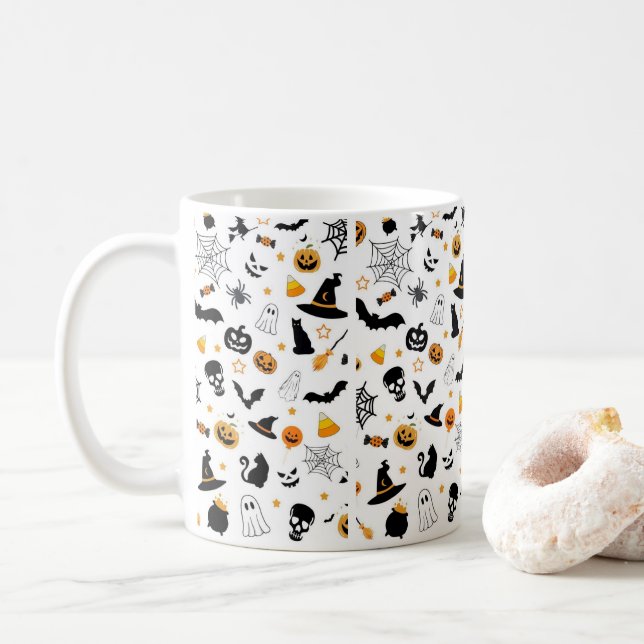 Halloween Coffee Mug (With Donut)