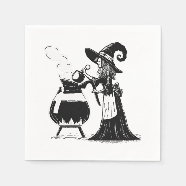 Halloween Coffee Napkin (Front)