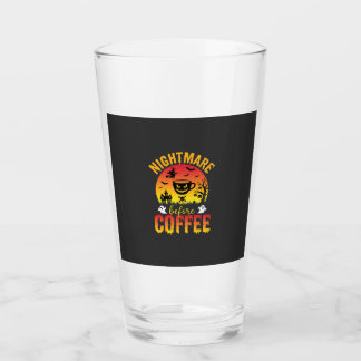 Halloween Coffee Nightmare Before Coffee Spooky Ve Glass