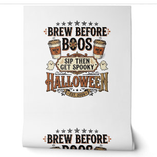 Halloween Coffee Shirt Brew Before Boos Vintage De Wallpaper