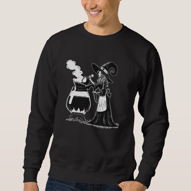 Halloween Coffee T-Shirt Sweatshirt (Front)