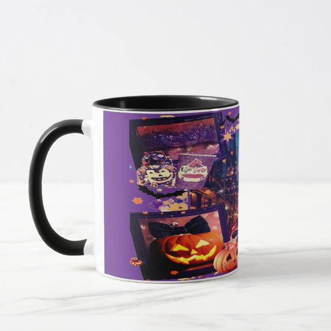 Halloween Collage Soft Mug (Left)