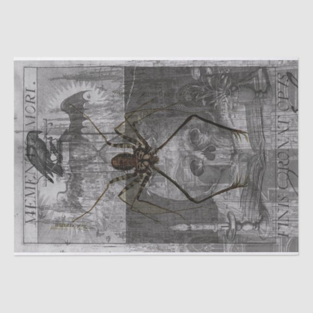 Halloween Collage Tissue Tissue Paper (Front)