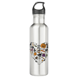 Halloween Collection Love Heart Shaped 710 Ml Water Bottle