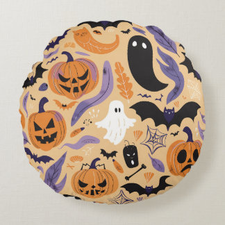 Halloween Collection – Spook Up - Round Pillow