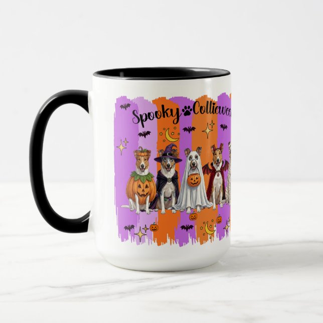 Halloween Collies Mug (Left)