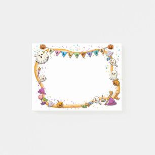 Halloween Colourful Frame Post-it Notes