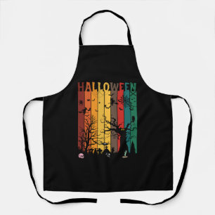 Halloween Colourful Night Apron