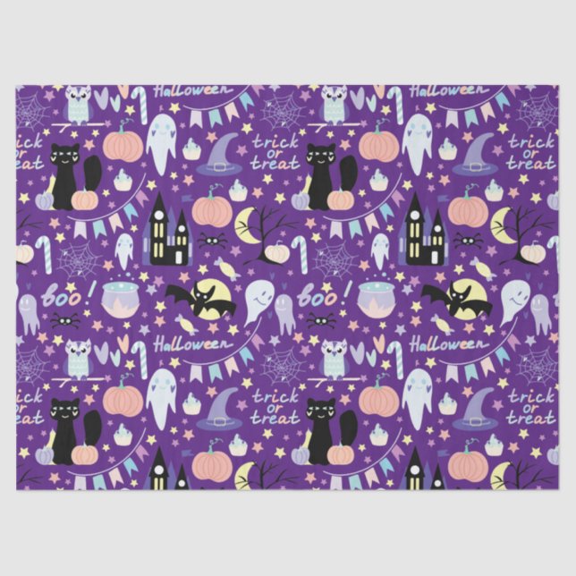 Halloween Colourful Tissue Paper (Front)