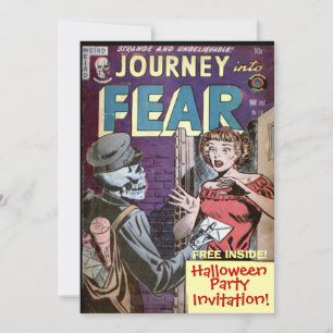 Halloween Comic Strip Invitation