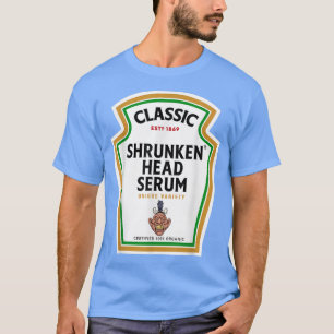 Halloween Condiment Bottle - Shrunken Head Serum P T-Shirt