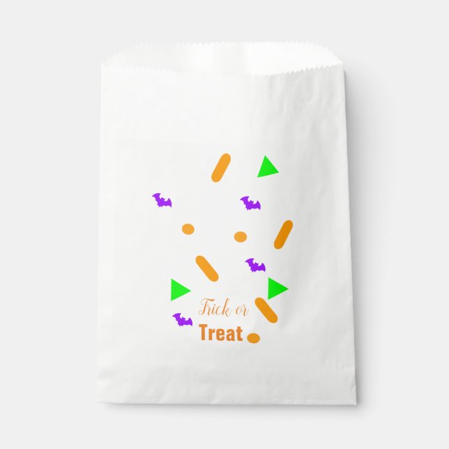Halloween Confetti Sprinkles | Neon Favour Bags (Front)
