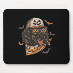 Halloween Cool Dog Boykin Spaniel Sungles Dog Mum  Mouse Mat