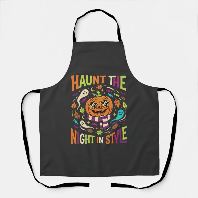 Halloween Cool Jack Lantern Apron (Front)