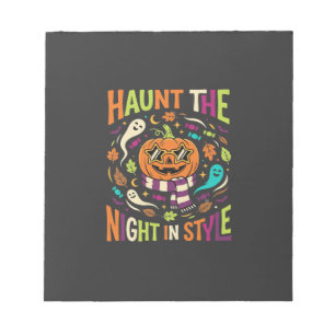 Halloween Cool Jack Lantern Notepad