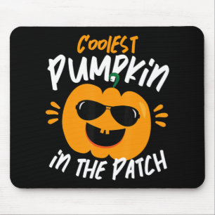 Halloween Coolest Pumpkin In The Patch Boys Girls  Mouse Mat