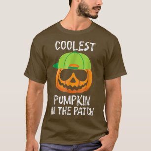Halloween Coolest Pumpkin In The Patch Boys Girls T-Shirt