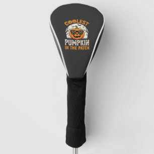 Halloween Coolest Pumpkin in the Patch Design Golf Head Cover