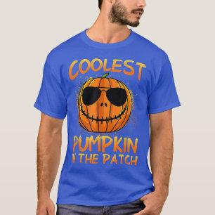 Halloween Coolest Pumpkin In The Patch Funny Boys  T-Shirt
