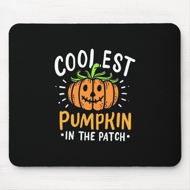 Halloween Coolest Pumpkin In The Patch Mouse Mat (Front)