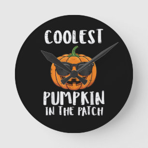 Halloween Coolest Pumpkin Patch Costume Men Boys K Round Clock
