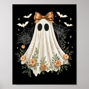 Halloween Coquette Lace Ghost Boo Boojee Soky Seas Poster