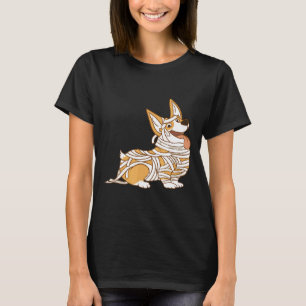 Halloween Corgi Mummy For Corgi Dog T-Shirt