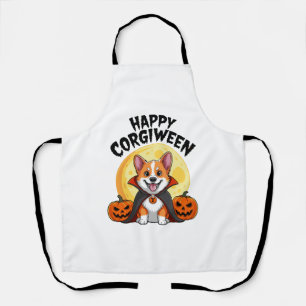Halloween Corgiween, Spooky Corgi Dog Apron