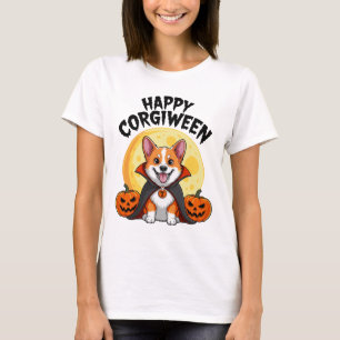 Halloween Corgiween, Spooky Corgi Dog T-Shirt