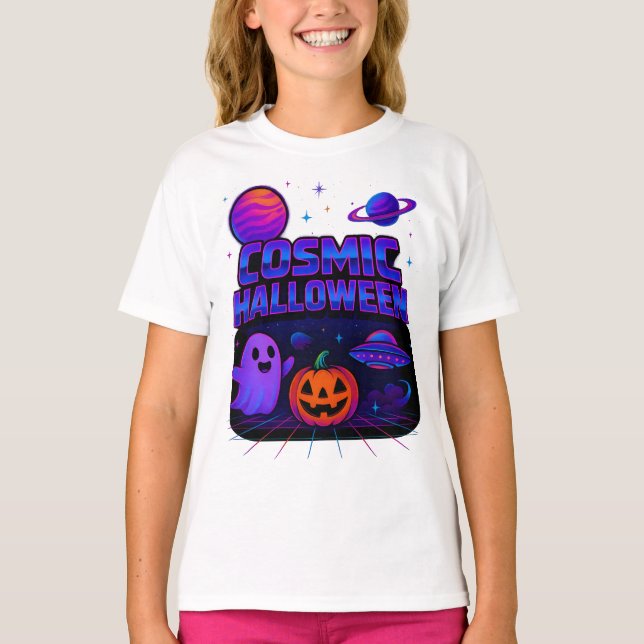 Halloween Cosmic Clothes Space Galaxy Unisex T-Shirt (Front)
