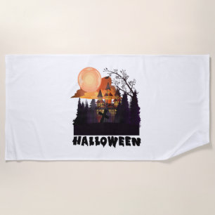 Halloween costume beach towel