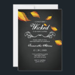 Halloween Costume Birthday Party Invitation<br><div class="desc">Celebrate a milestone birthday in spooky-chic style with this purple Halloween costume party invitation! Designed for adults and teens alike, this bold yet elegant invite is perfect for Sweet 16s, 30th, 40th, 50th, or 60th birthday parties with a Halloween twist. Featuring a rich purple and black colour scheme and stylish...</div>