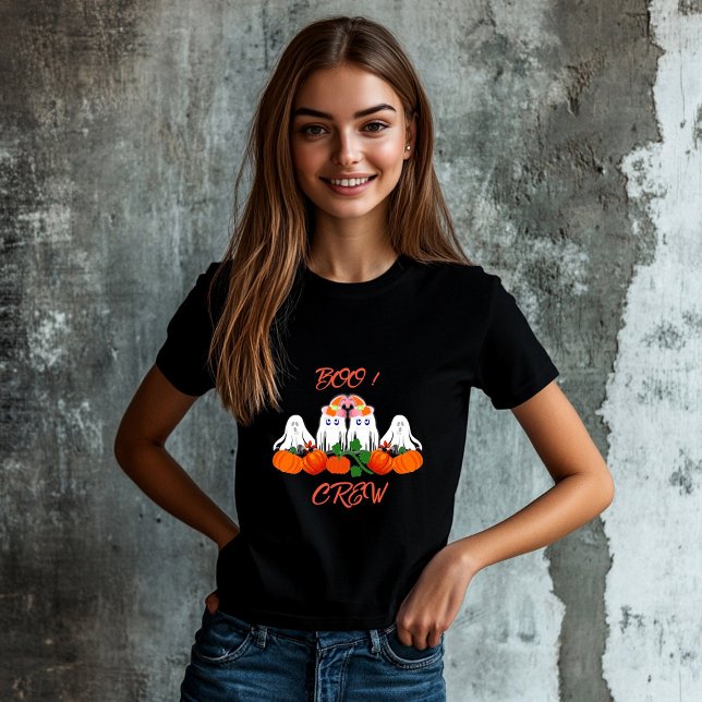   Halloween Costume BOO Crew Pumpkin Patch Spooky  T-Shirt (Halloween Costume BOO Crew Pumpkin Patch Spooky T-Shirt)