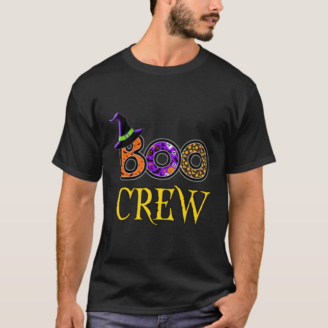 Halloween Costume Boo Crew T-Shirt (Front)