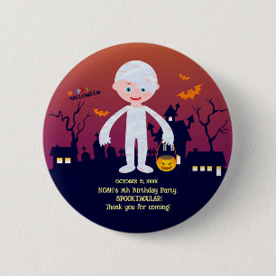 Halloween Costume Boy Birthday Party 6 Cm Round Badge