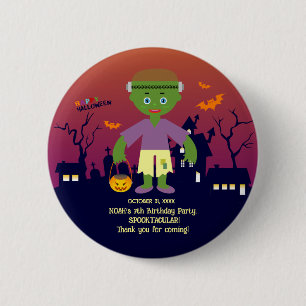 Halloween Costume Boy Birthday Party  6 Cm Round Badge
