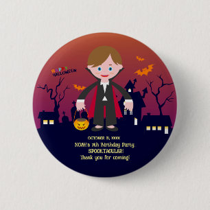 Halloween Costume Boy Birthday Party 6 Cm Round Badge