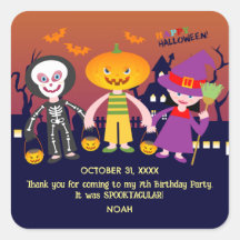 Halloween Costume Boy Birthday Party