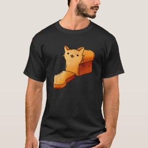 Halloween Costume Cat Loaf Lazy Funny Bread Kitten T-Shirt