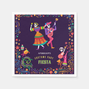 Halloween Costume Colourful Party De los Muertos Napkin