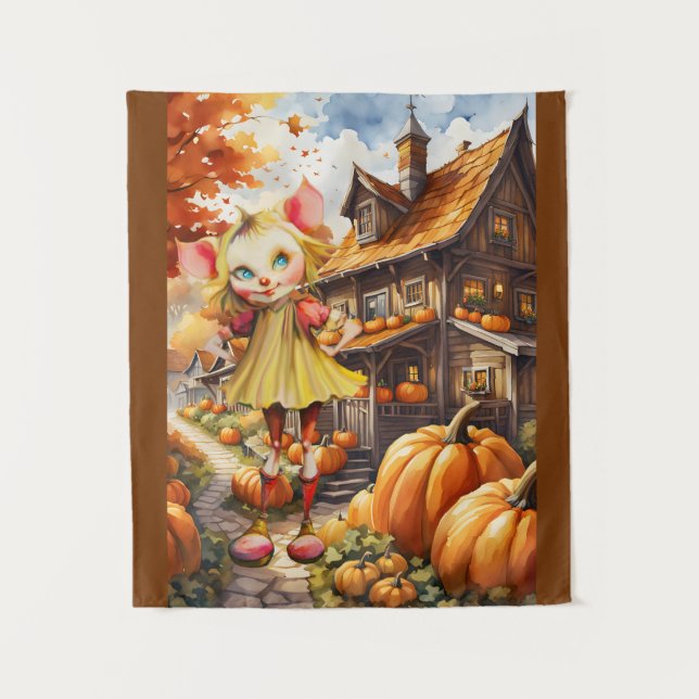Halloween Costume Considerations Tapestry (Front)